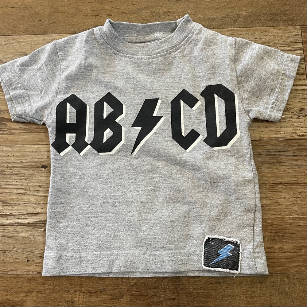 Mish Boys ABCD rock bolt baby tshirt 6 mos.